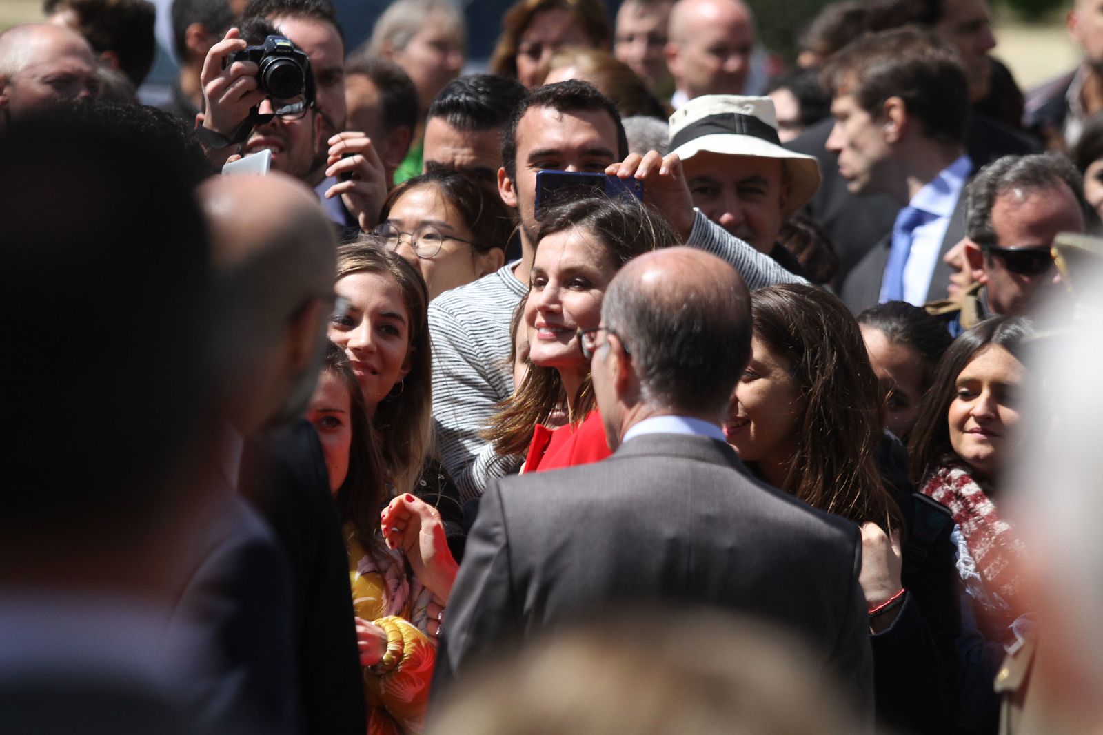 Imágenes de la visita de la reina Letizia a Huelva