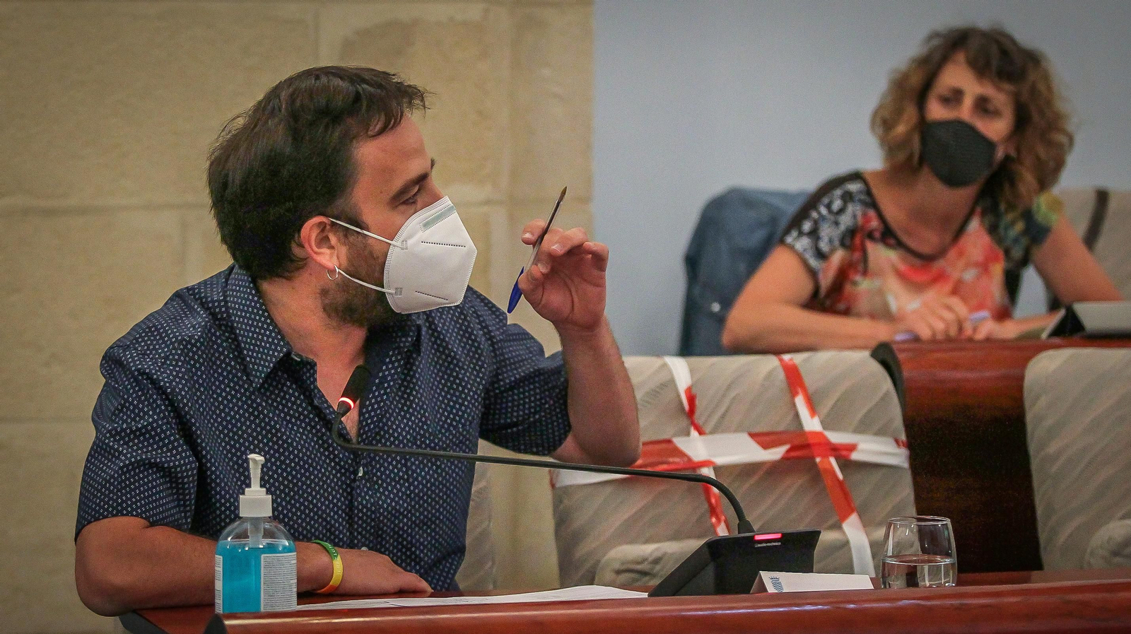 Secuencia del enfado de José Antonio Díaz con la alcaldesa