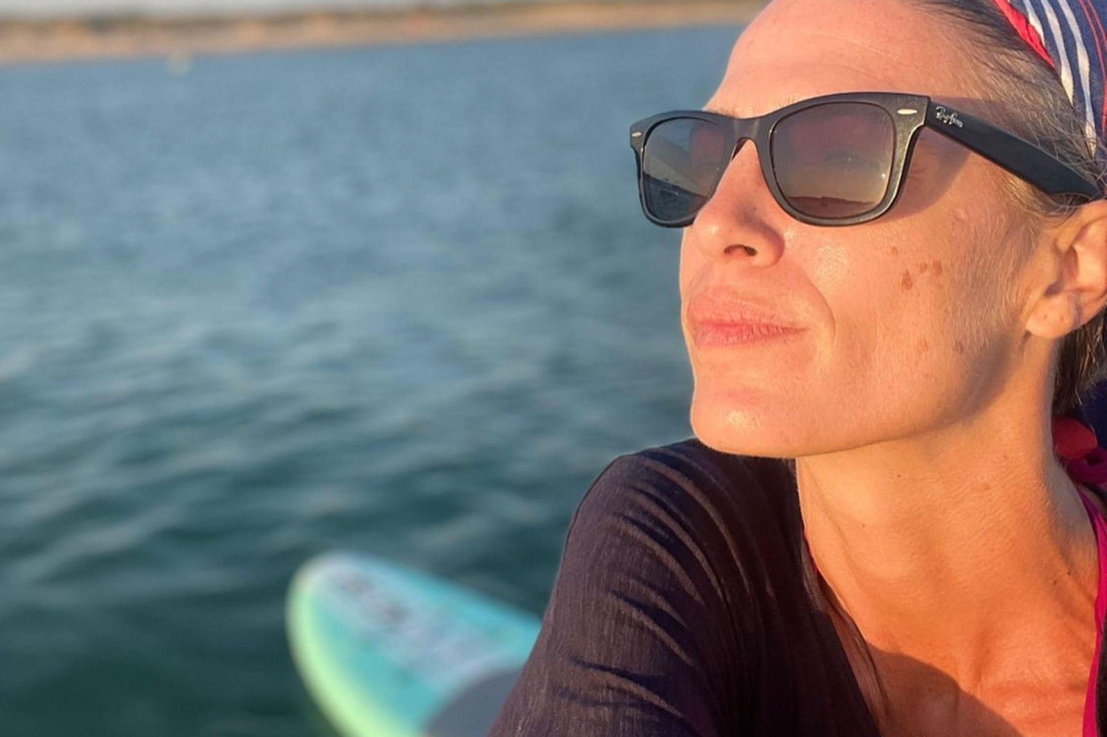 Laura Sánchez disfruta de su Huelva un verano más