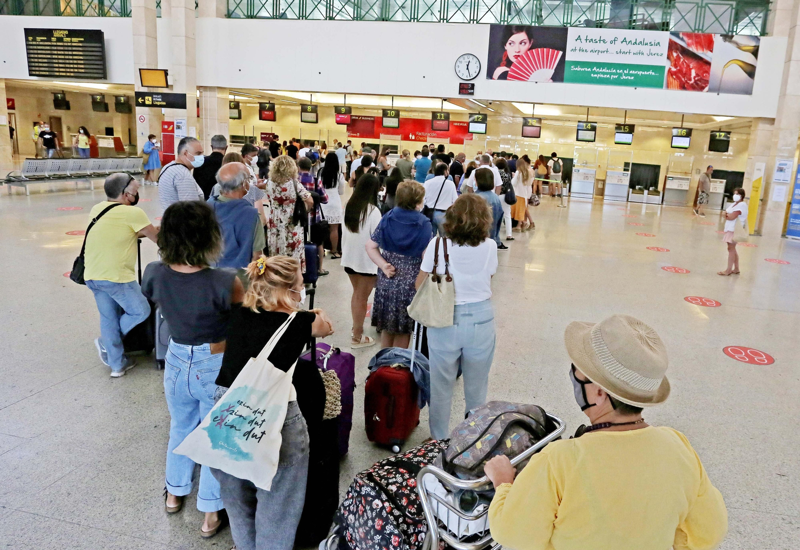 El Aeropuerto de Jerez se llena en Julio