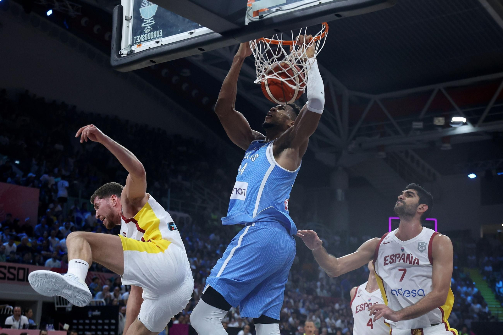Las fotos del España - Grecia de baloncesto en el adiós de Scariolo