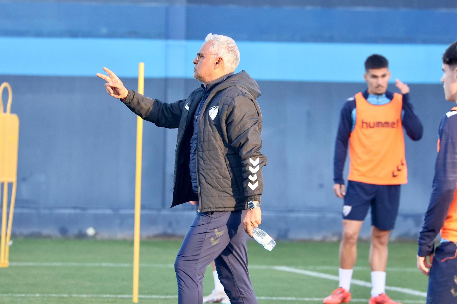 Kevin, novedad en el trabajo del Málaga CF