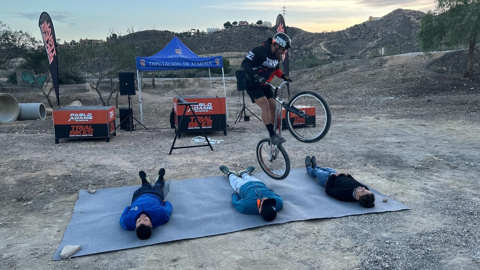 Momento de la exhibición.