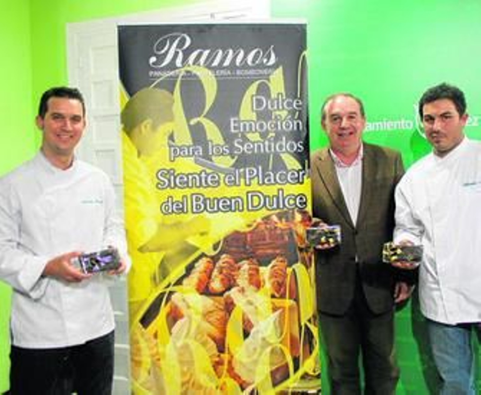 Presentación ayer de los nuevos turrones.