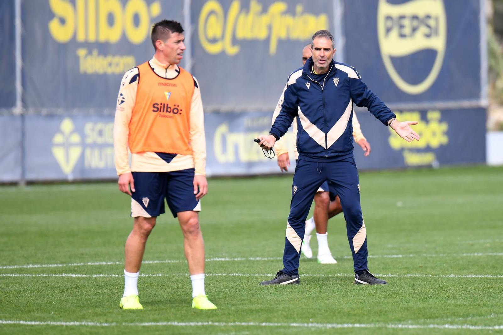 Rubén Alcaraz y Garitano en un entrenamiento.