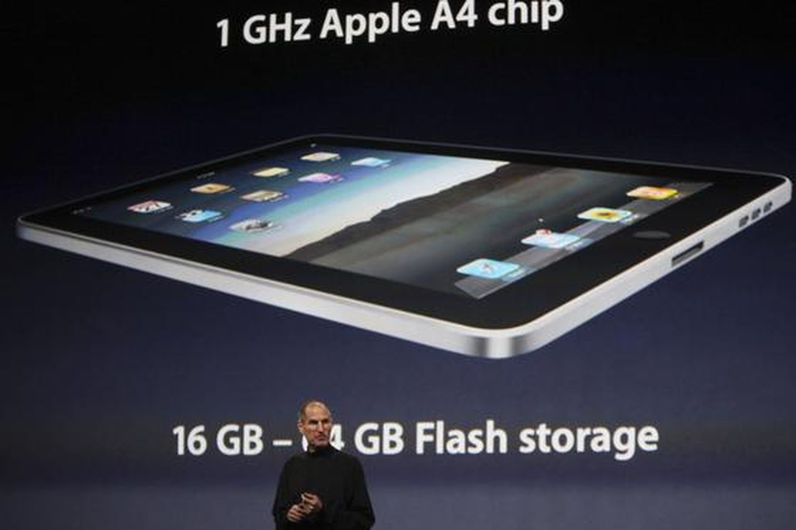 Apple presenta su 'ordenador tableta' iPad en San Francisco. / Reuters · AFP Photo