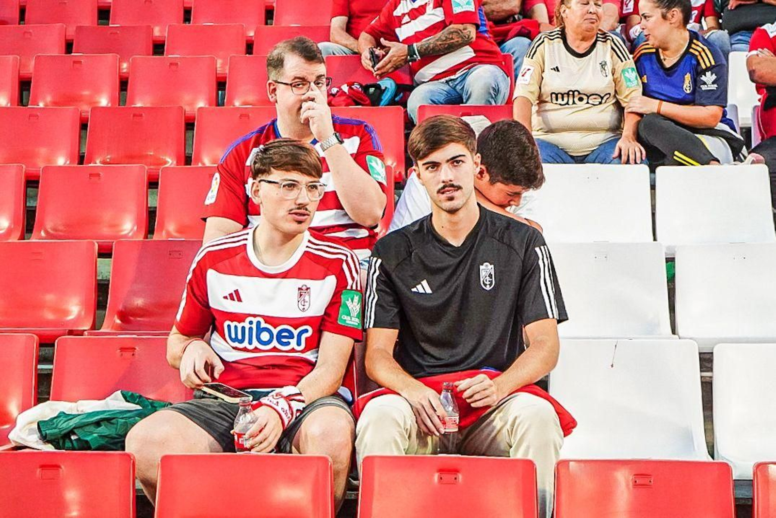 Encuéntrate en la grada de Los Cármenes en el Granada-Málaga