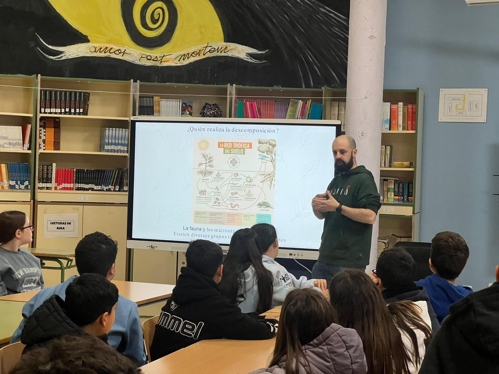 La actividad impartida a los alumnos del centro.