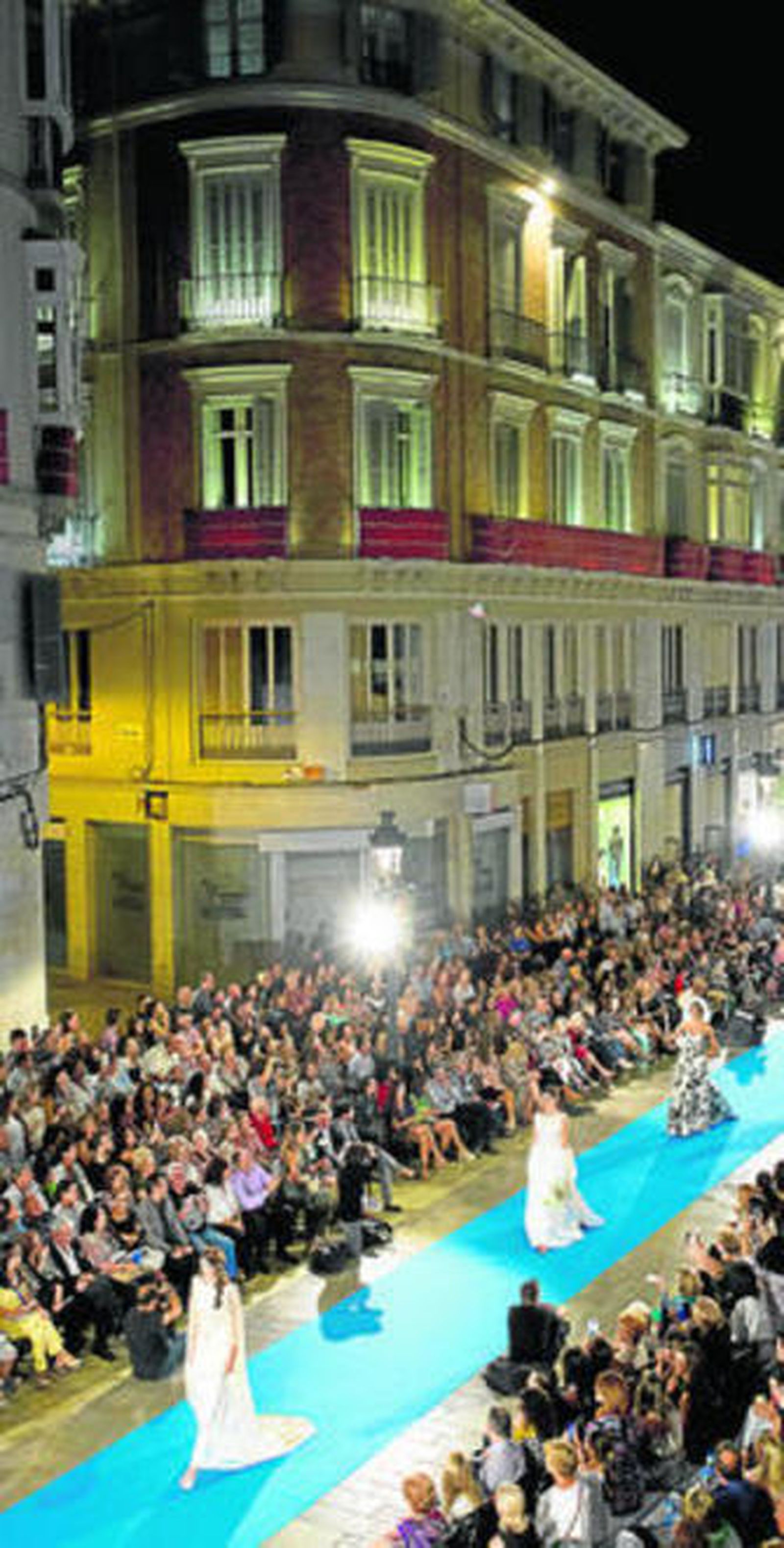 Momento del desfile de novias de García Galiano.