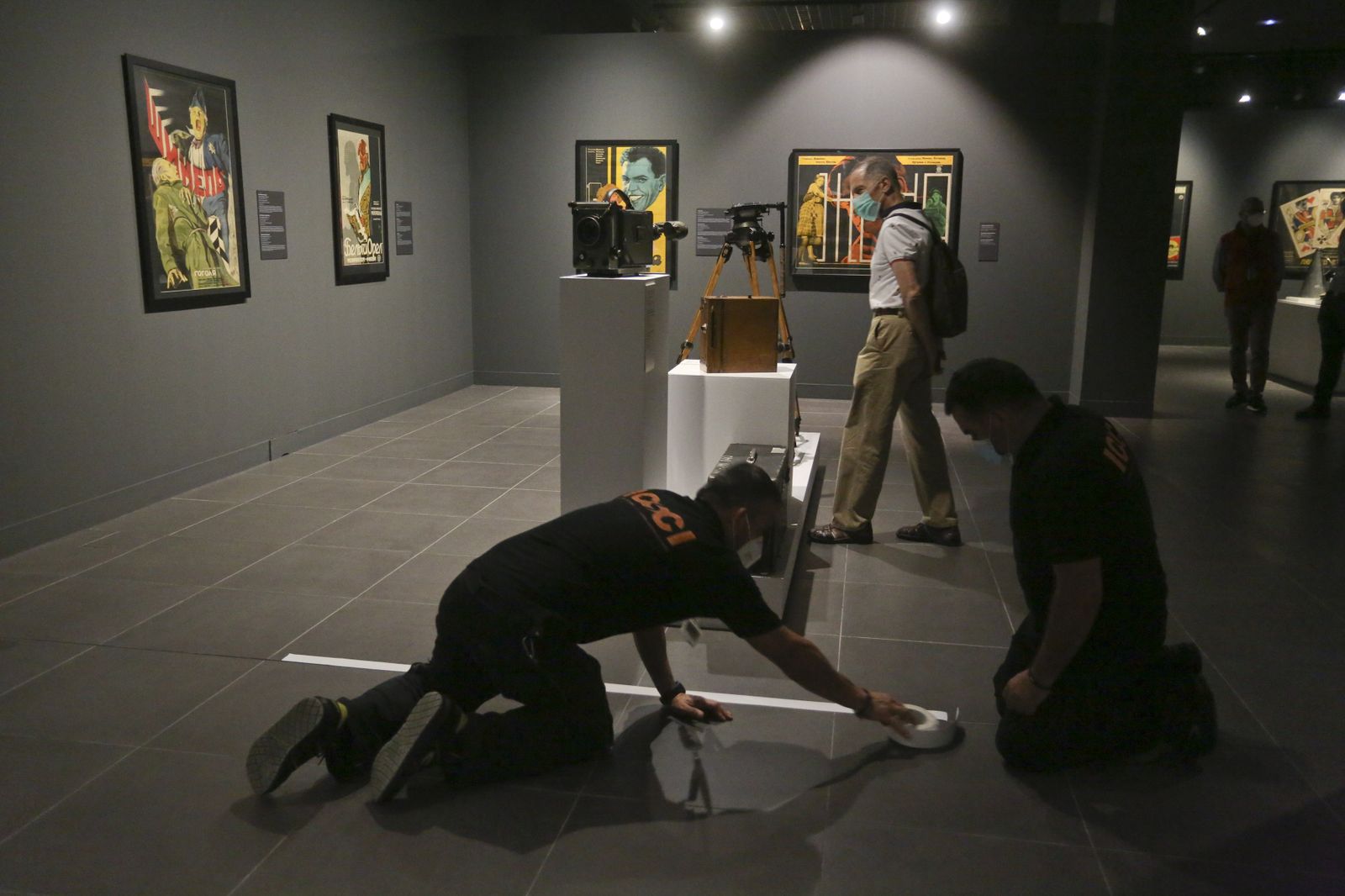 Las fotos del (tímido) reencuentro con los museos en Málaga