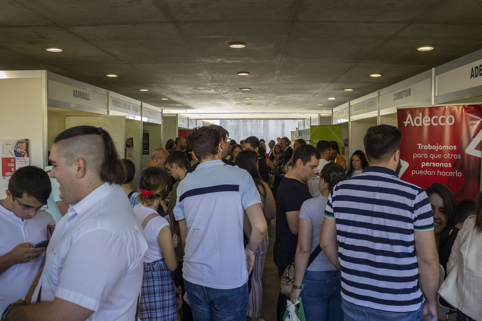 Fotos de la Feria de Empleo en la Cámara de Comercio del Campo de Gibraltar.