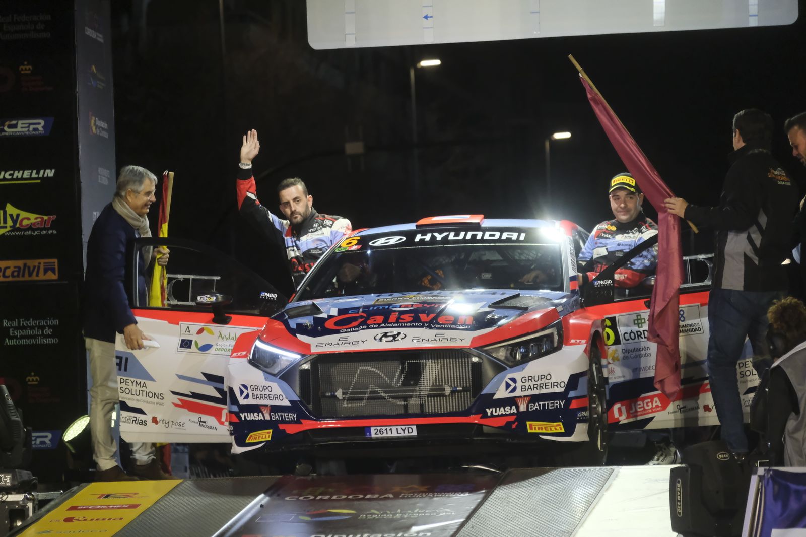 Así ha sido la ceremonia de salida del Rallye Sierra Morena 2023