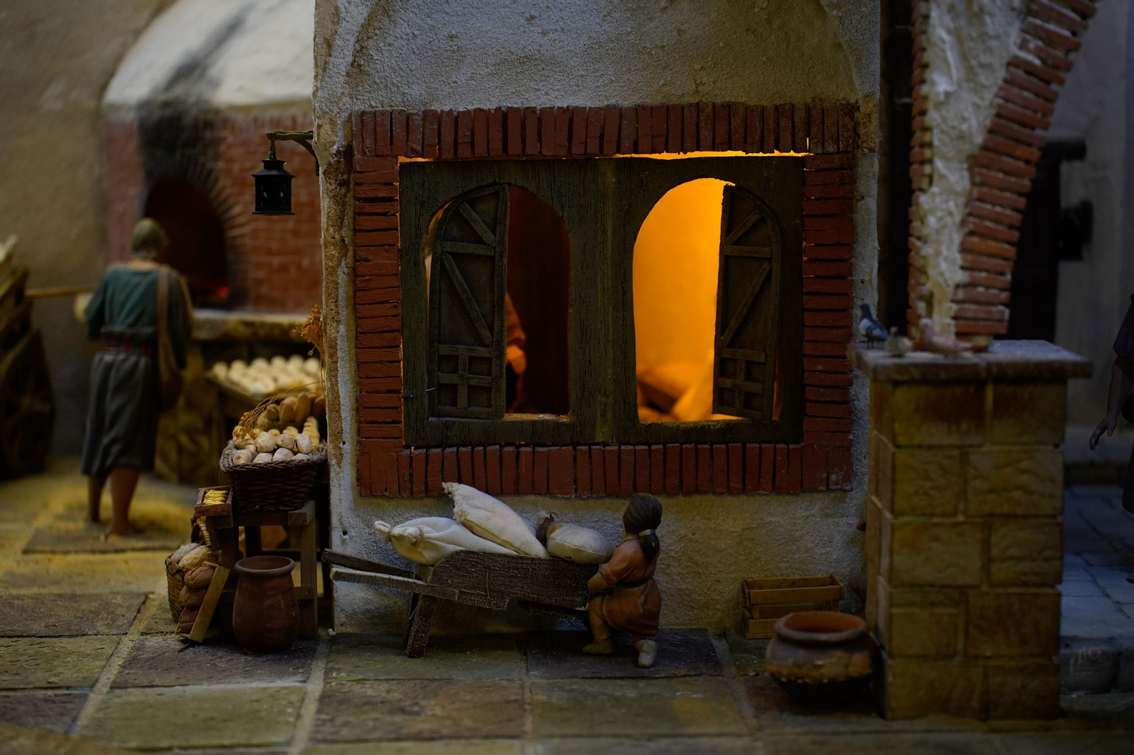 Fotos del Belén de la Asociación de Belenistas de Algeciras `Oro, Incienso y Mirra´, en la Sala del Mercado Hotel Garrido