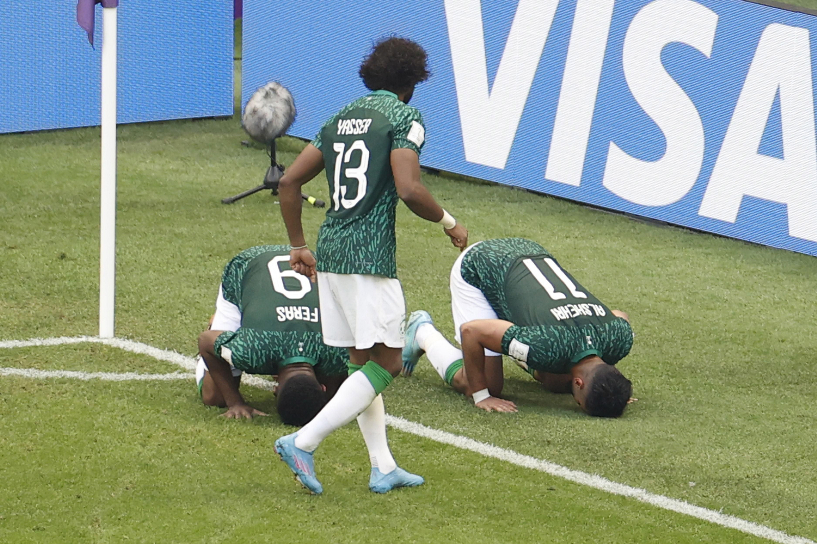 Las imágenes del Artentina - Arabia Saudí en el Mundial de Qatar