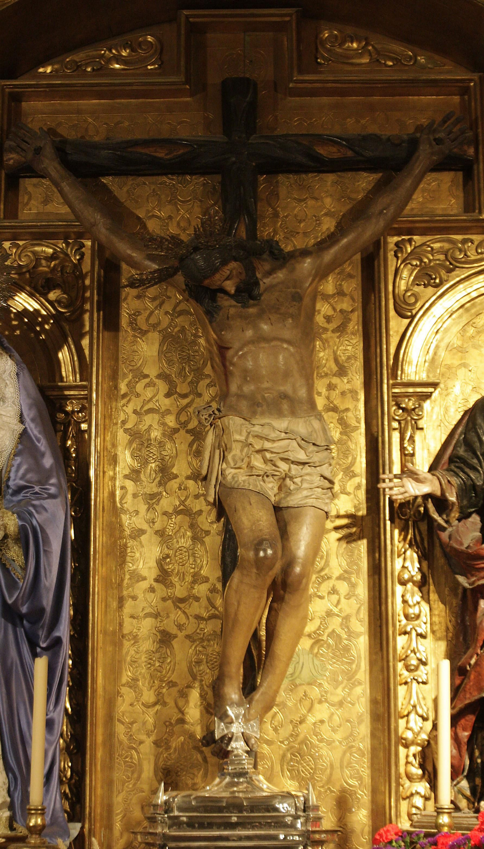 La imagen del Cristo del Mandato.
