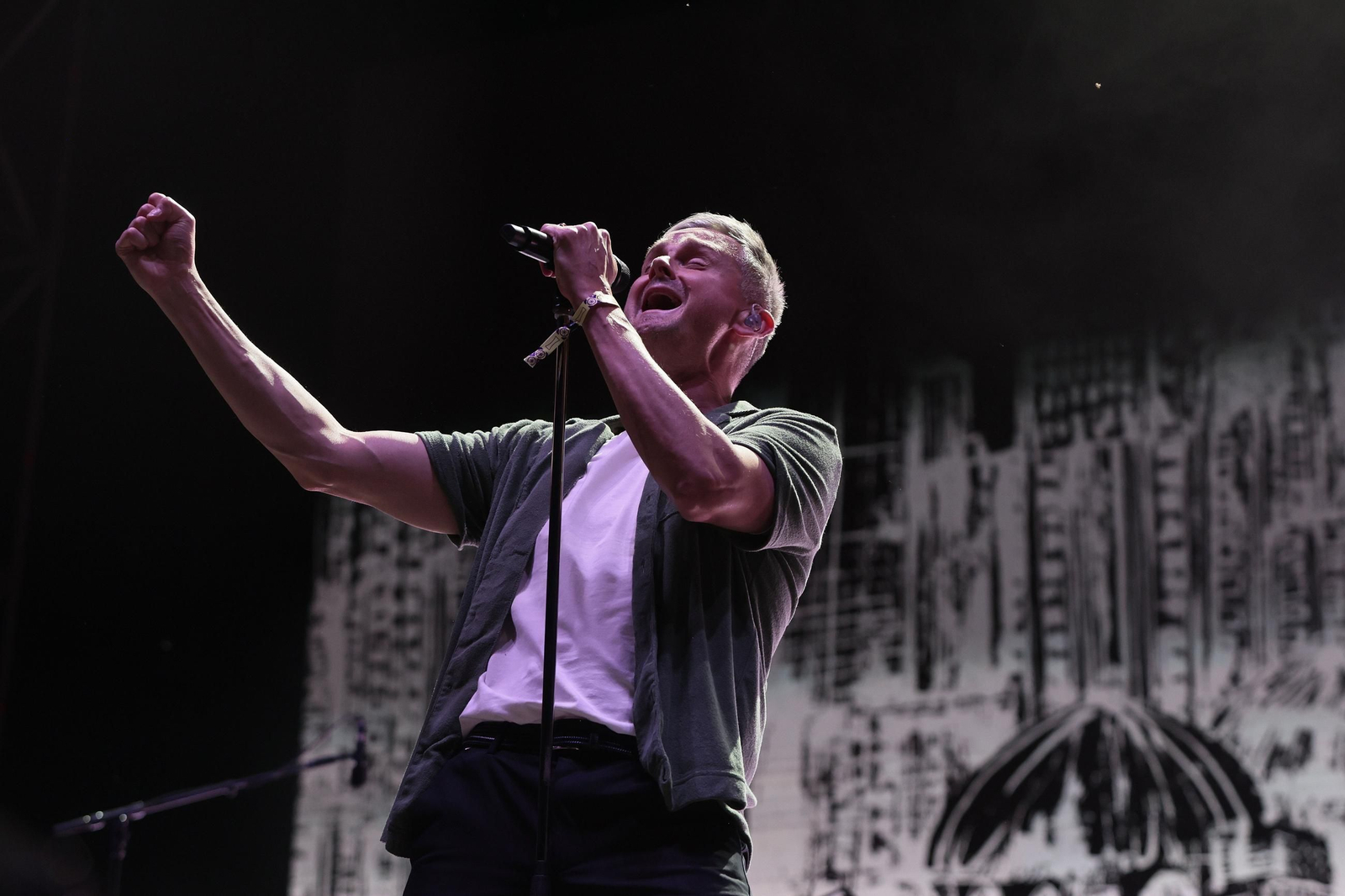 Las imágenes del concierto e Keane