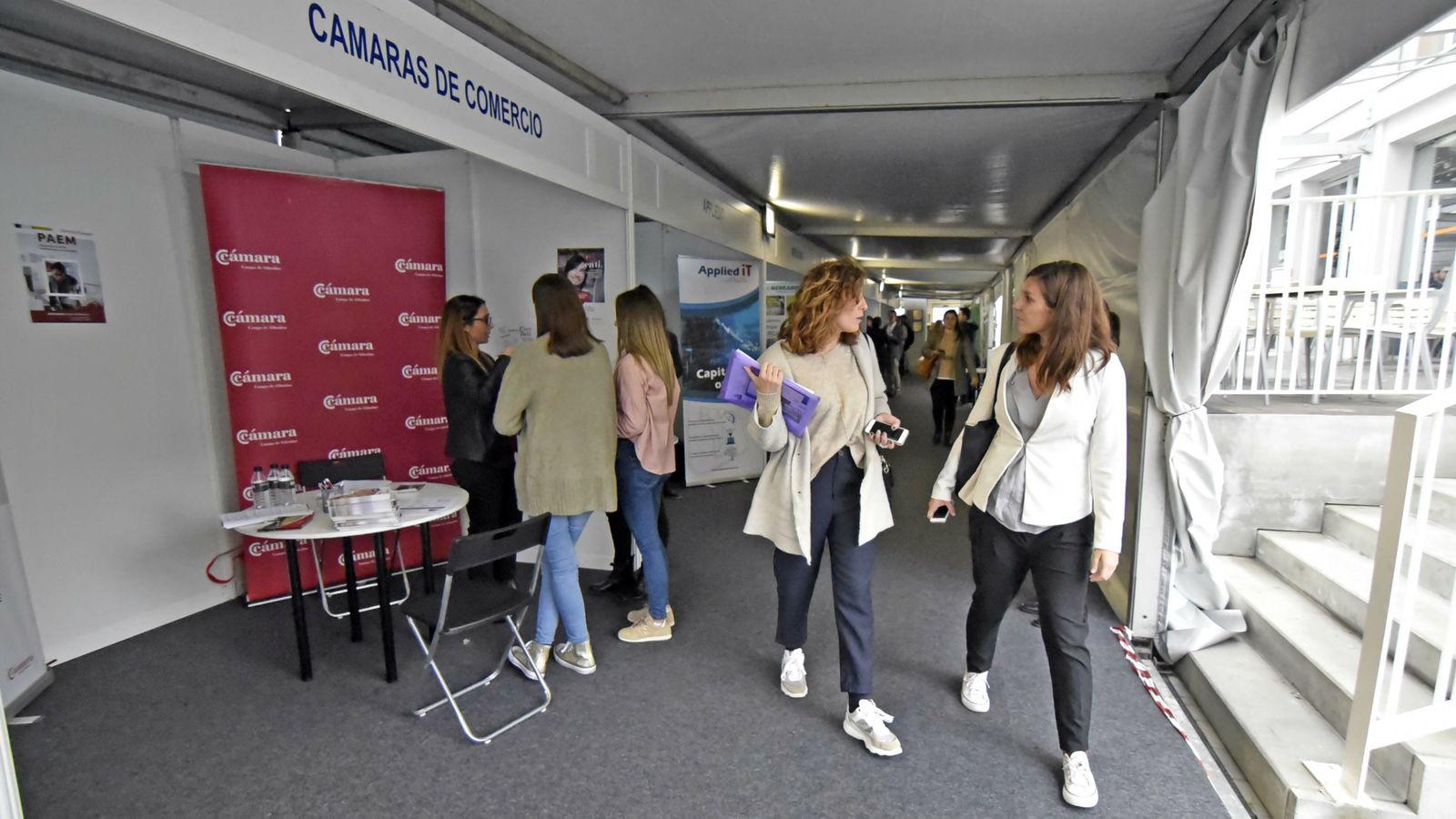 Las fotos de la Feria del Empleo de la Universidad de Cádiz en la Politécnica