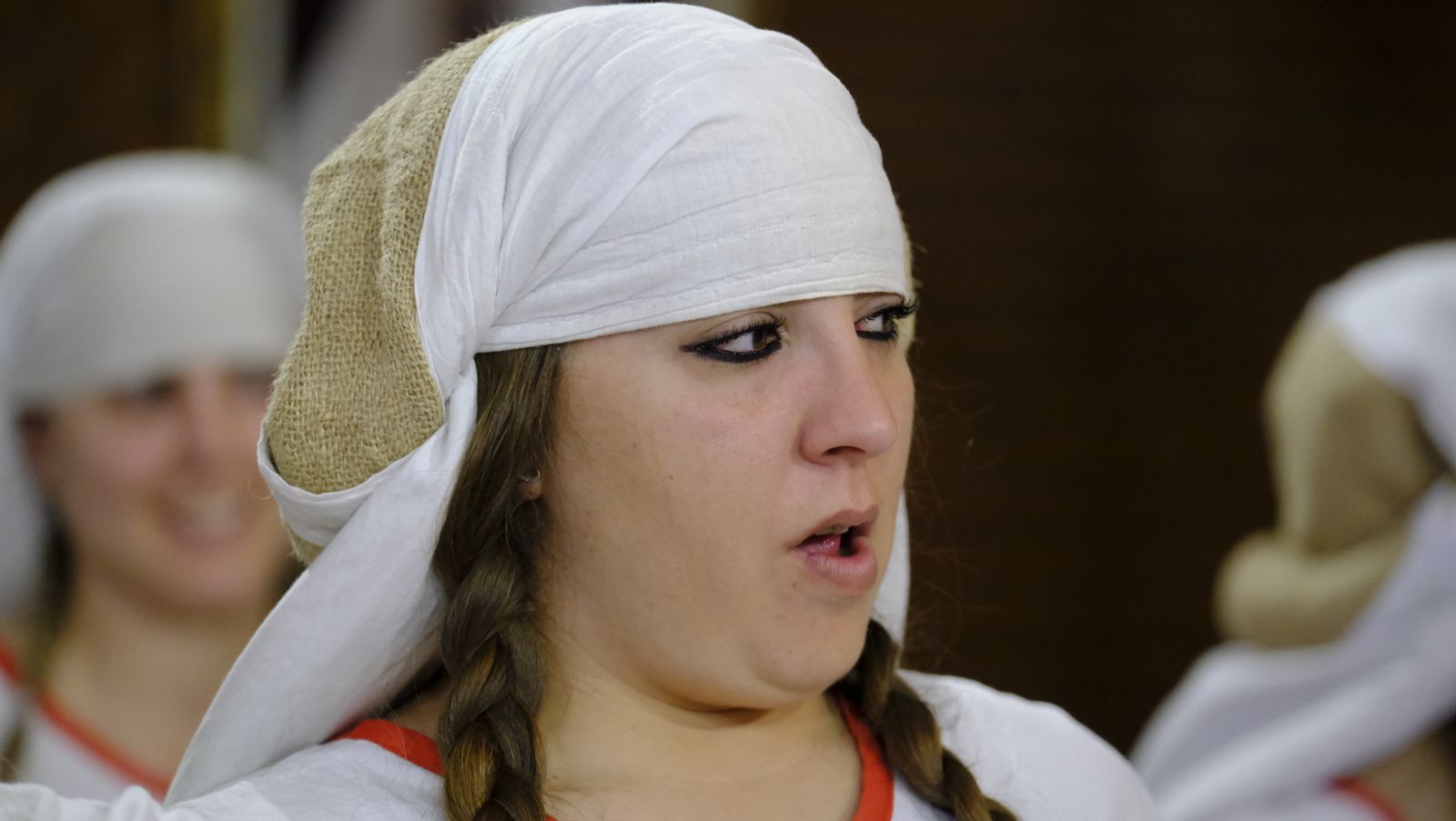 La Borriquita procesiona por las calles de Almería, en imágenes