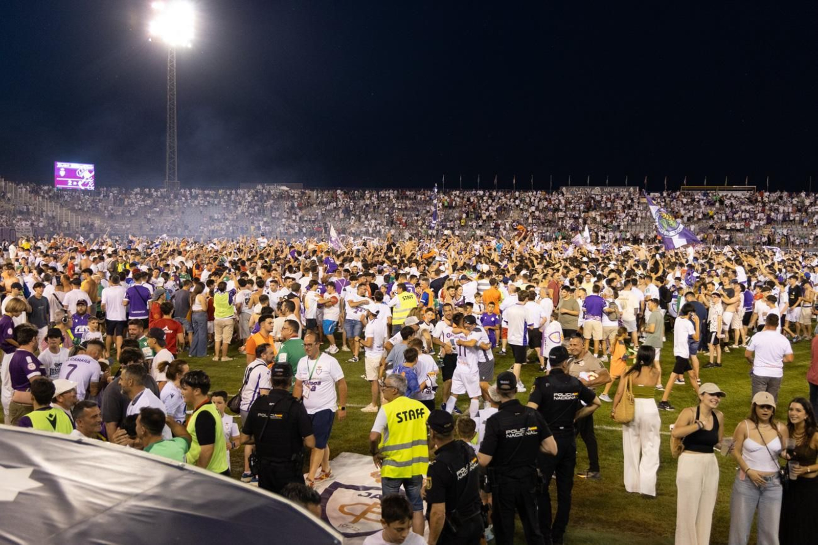 La celebración del Real Jaén.