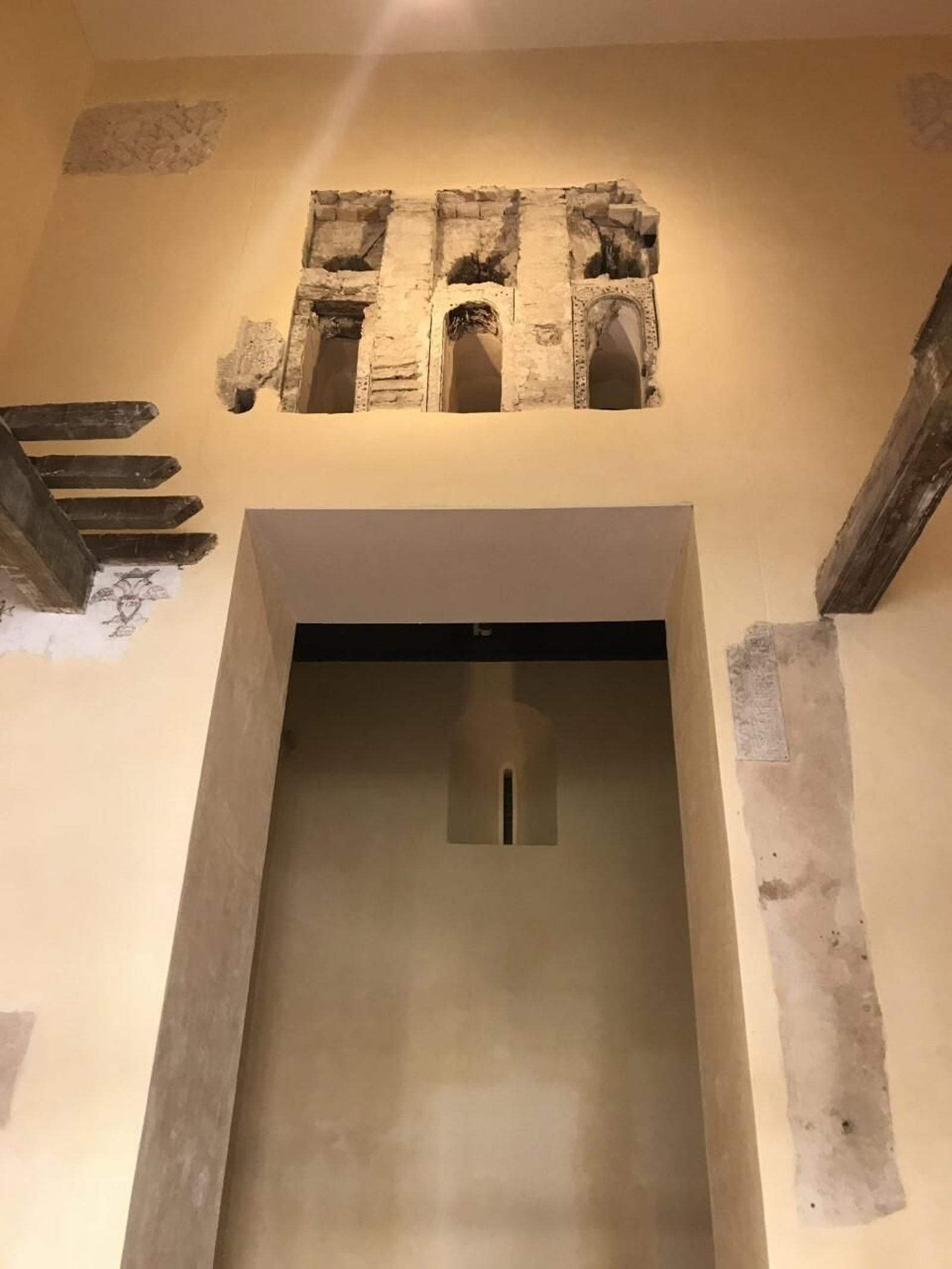 Restos del palacio de Don Fadrique en Santa Clara.