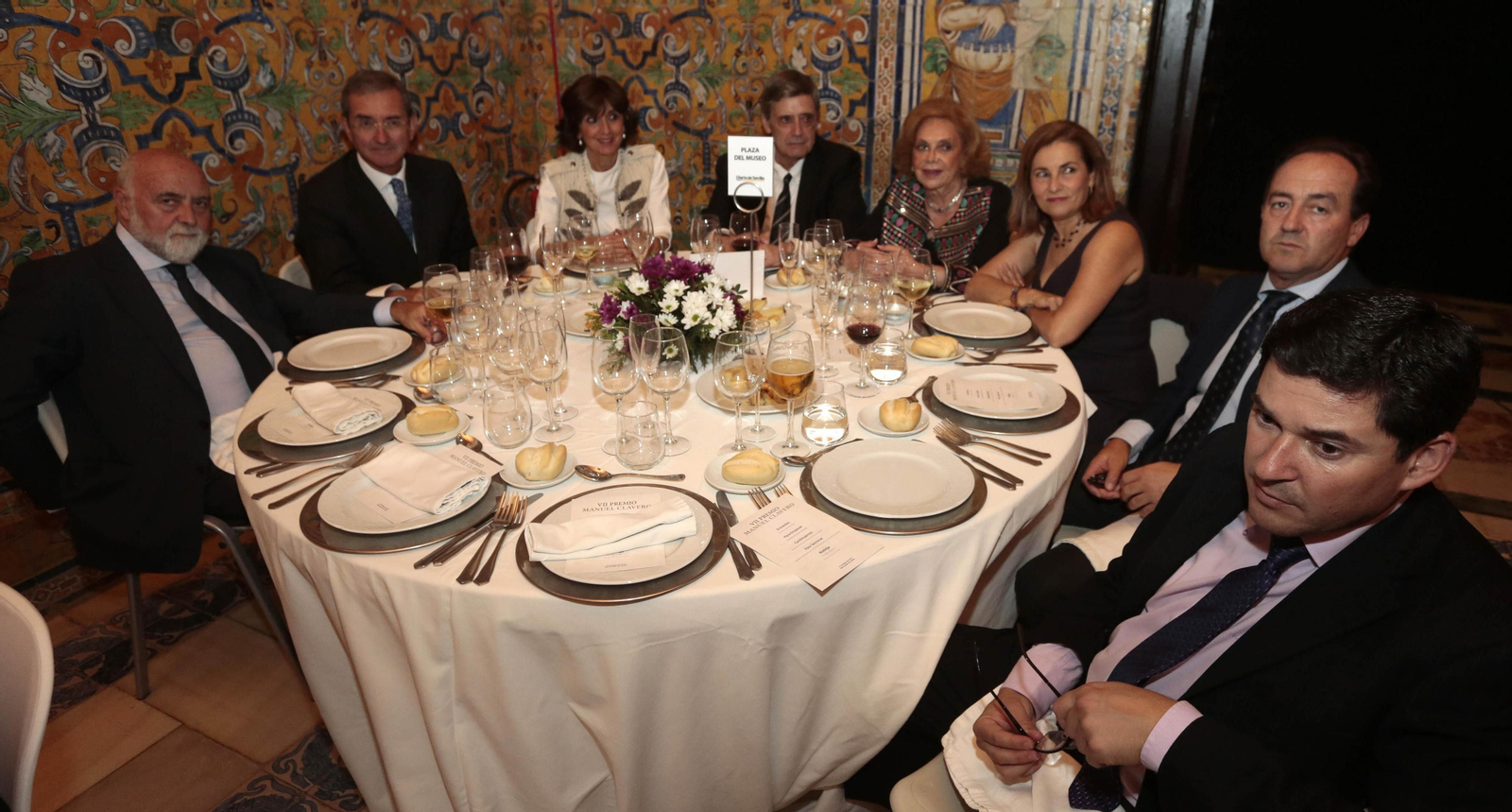 Los asistentes al VII Premio Manuel Clavero