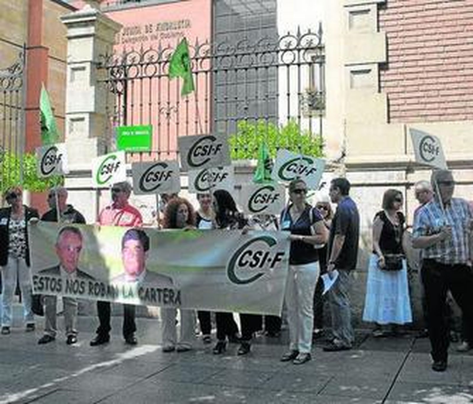 Protesta unánime de los sindicatos