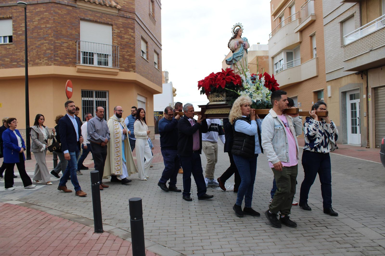Momento de la procesión.