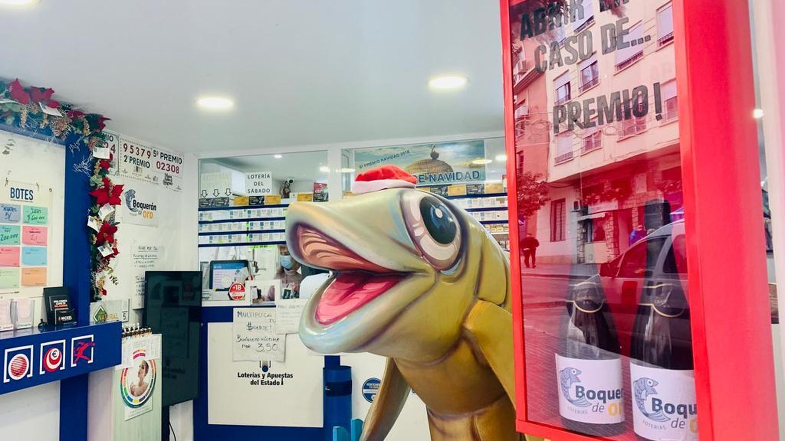 La Administración de Loterías Boquerón de Oro de Lagunillas.