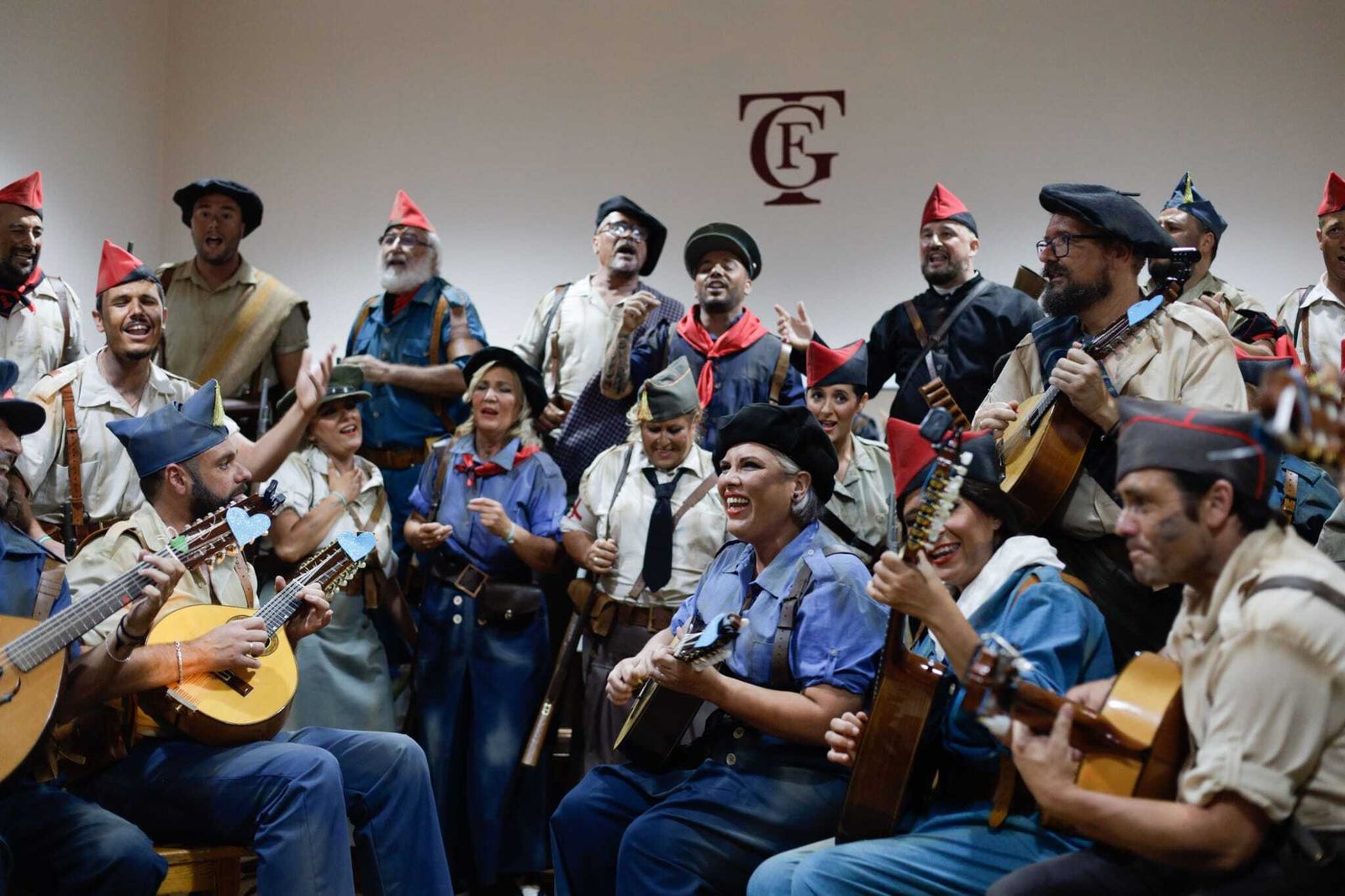 El ambiente en camerinos.