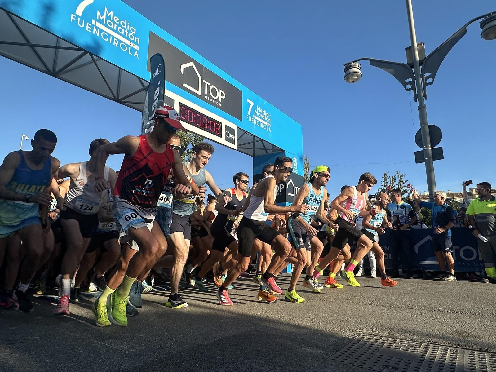 La salida de la Media Maratón de Fuengirola en una imagen de archivo.