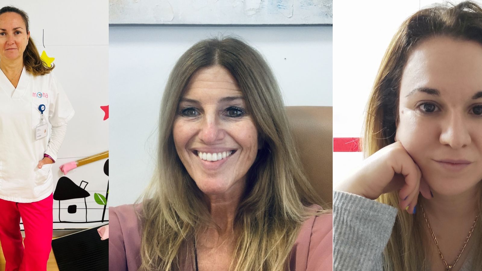 Marina Barber, María José Ramírez y Cristina Fernández