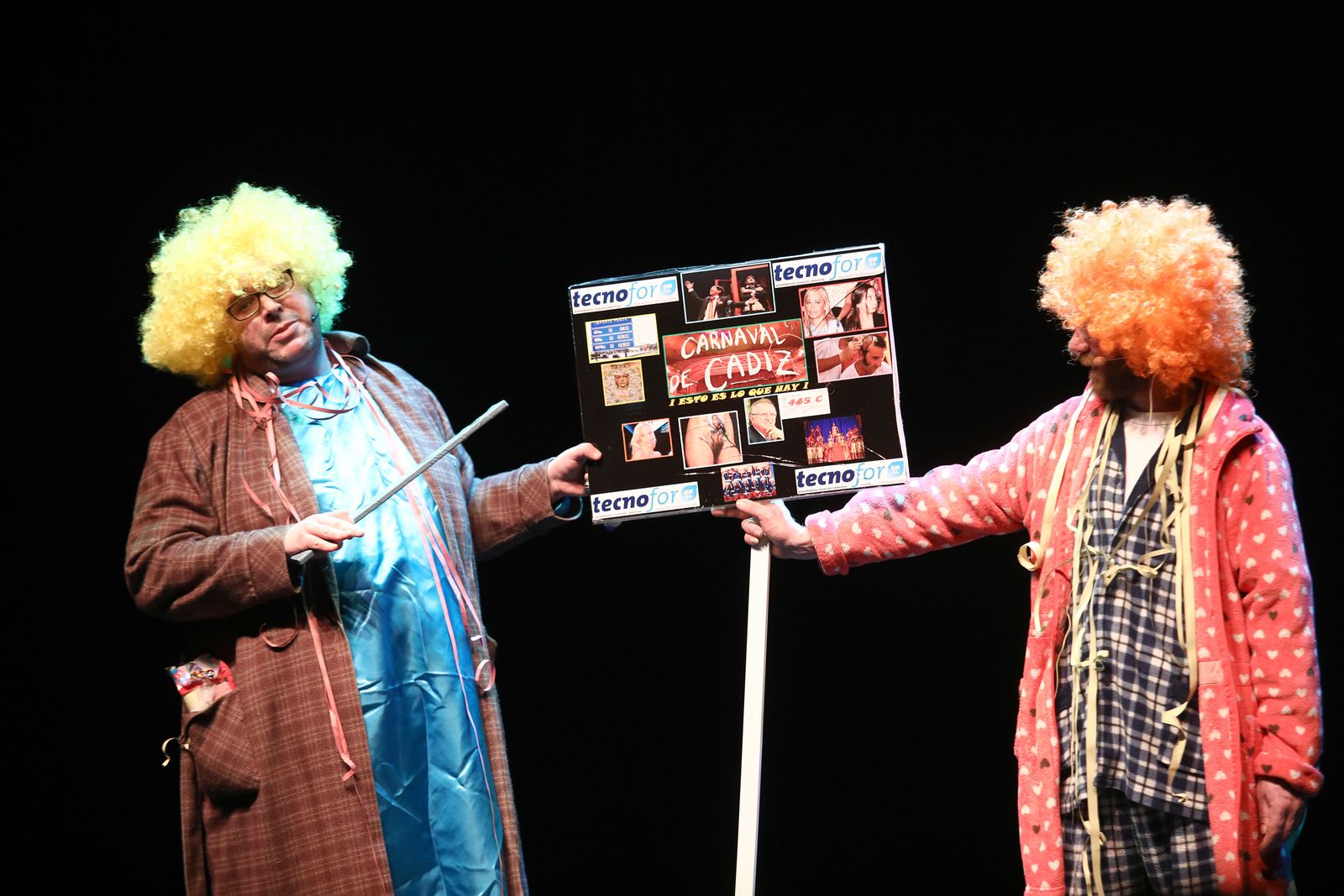 Imagen de archivo de un romancero durante la semifinal del concurso