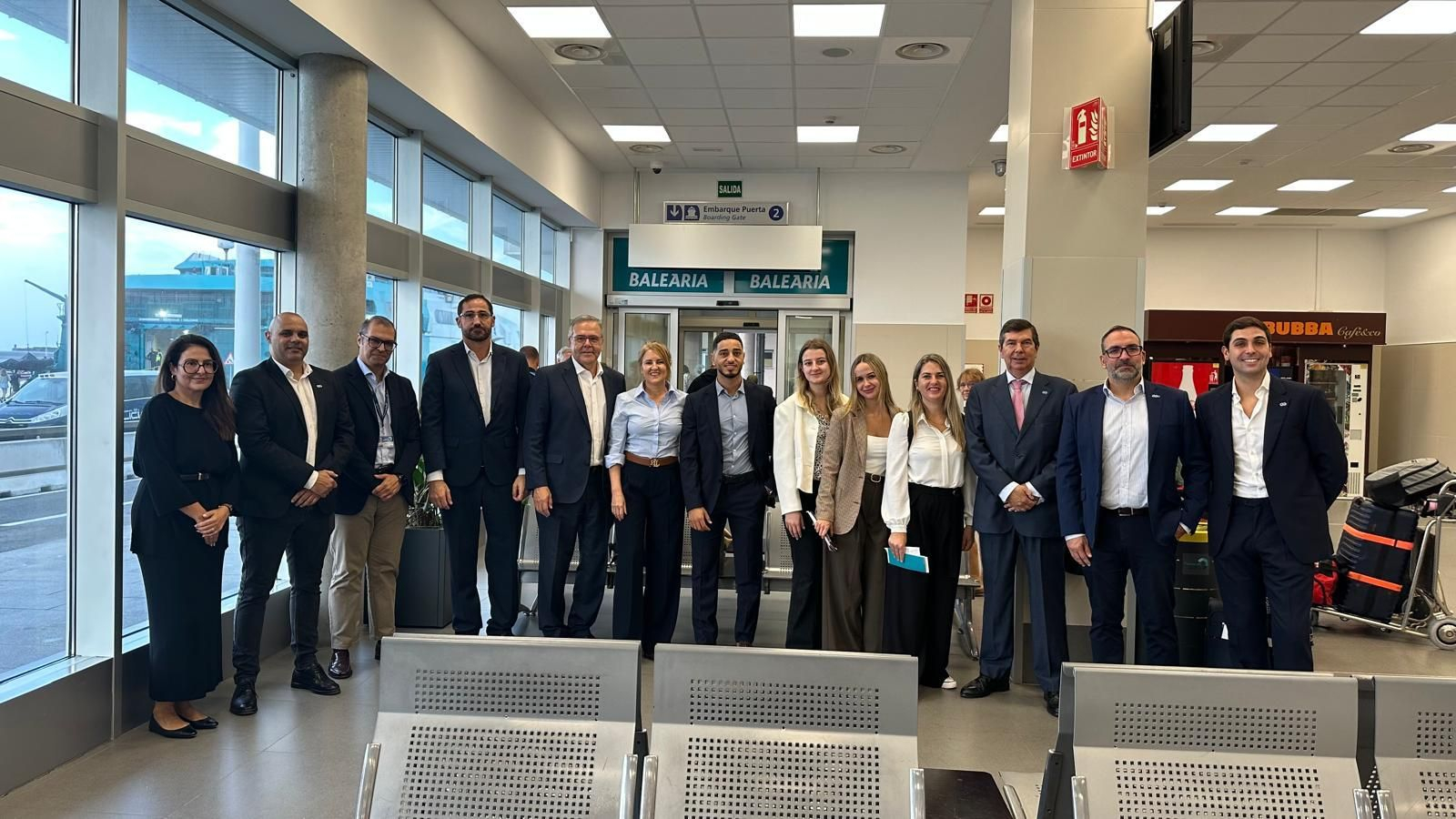 El grupo de Algeciras, antes de su viaje a Tánger.