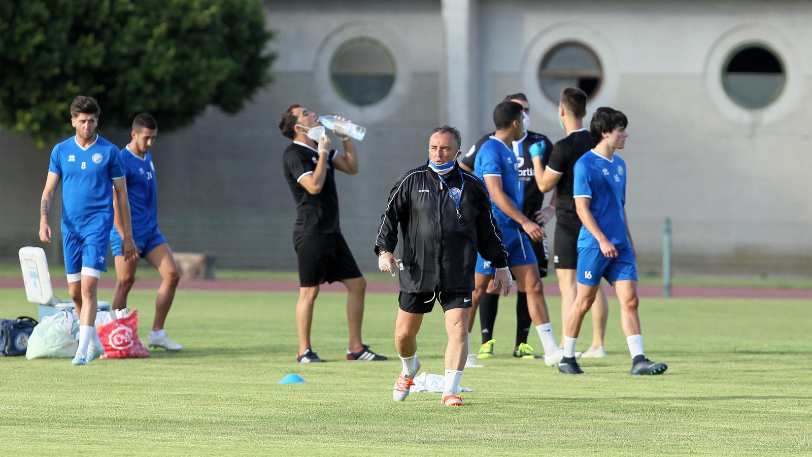 Primer entrenamiento del Xerez DFC en el Pepe Ravelo