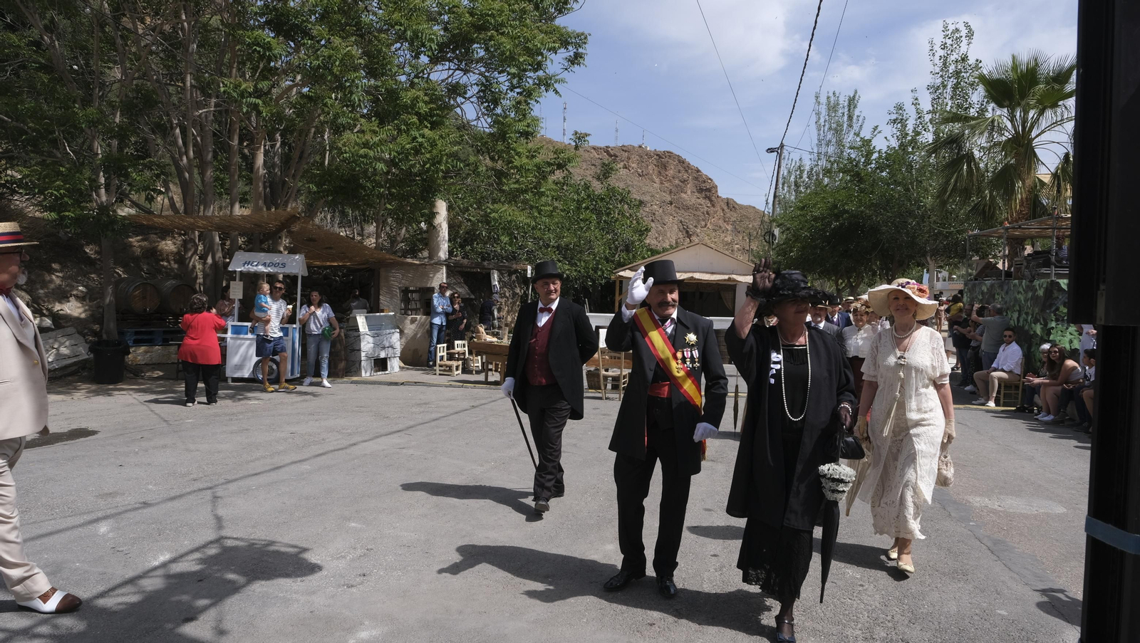Imágenes de la recreación histórica Canteros y Caciques, en Macael