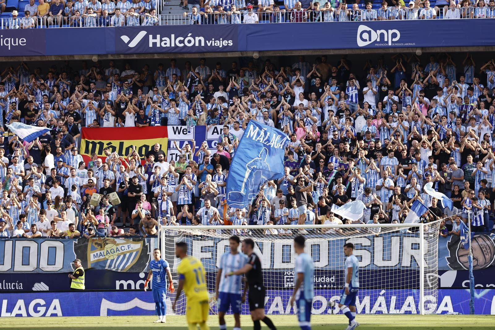 Búscate en las gradas de La Rosaleda durante el Málaga CF-Cádiz
