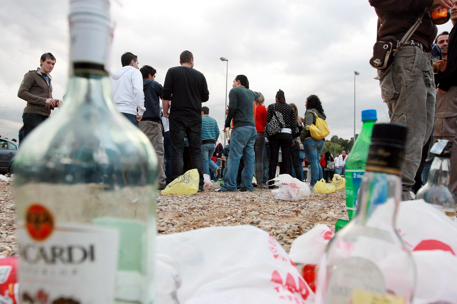 Imagen de archivo de un botellón.