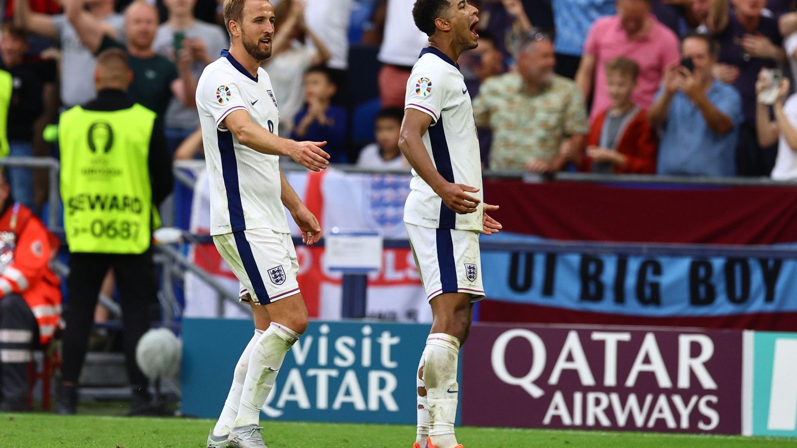 Las mejores fotos del Inglaterra-Eslovaquia