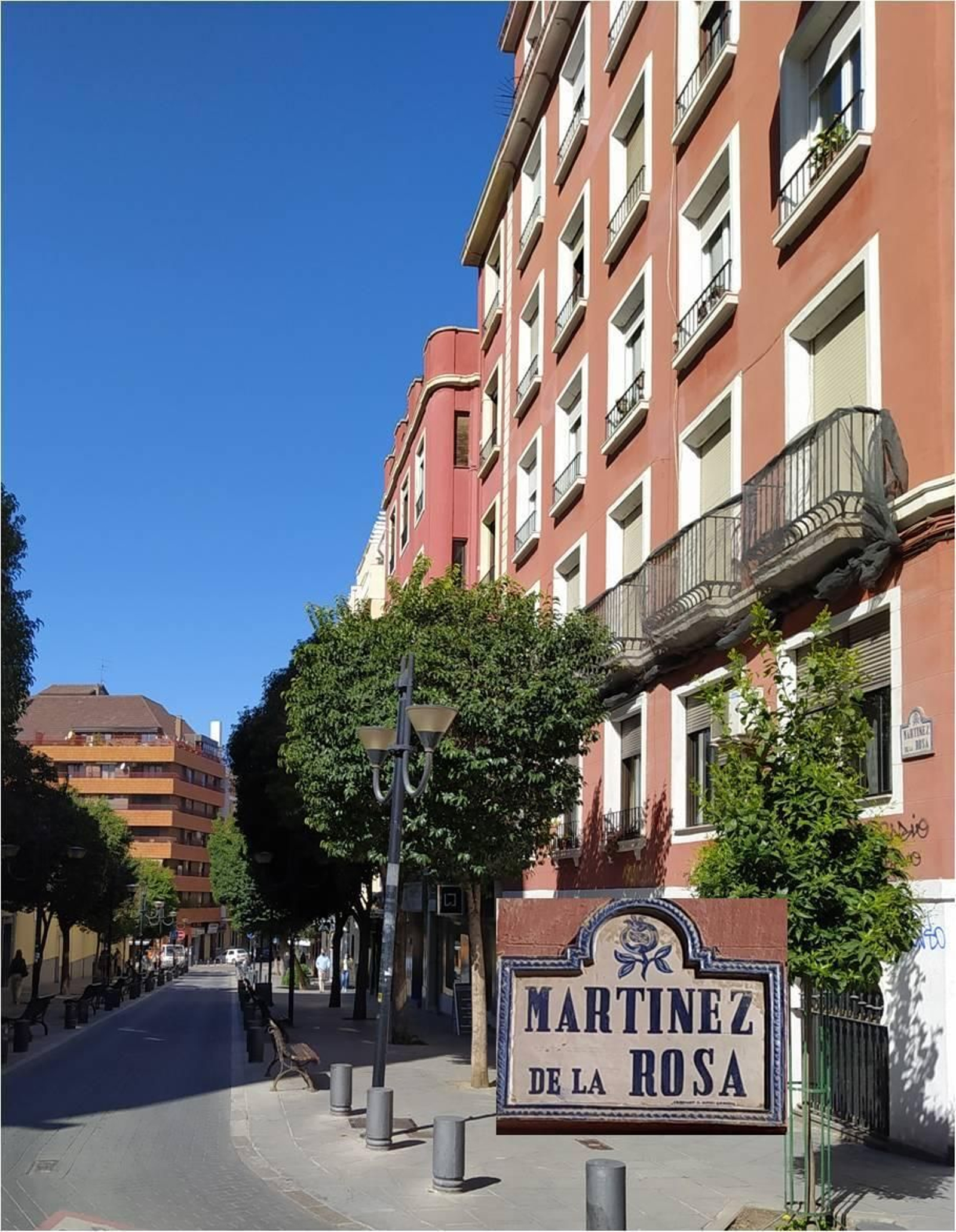 Granada. Calle Martínez de la Rosa