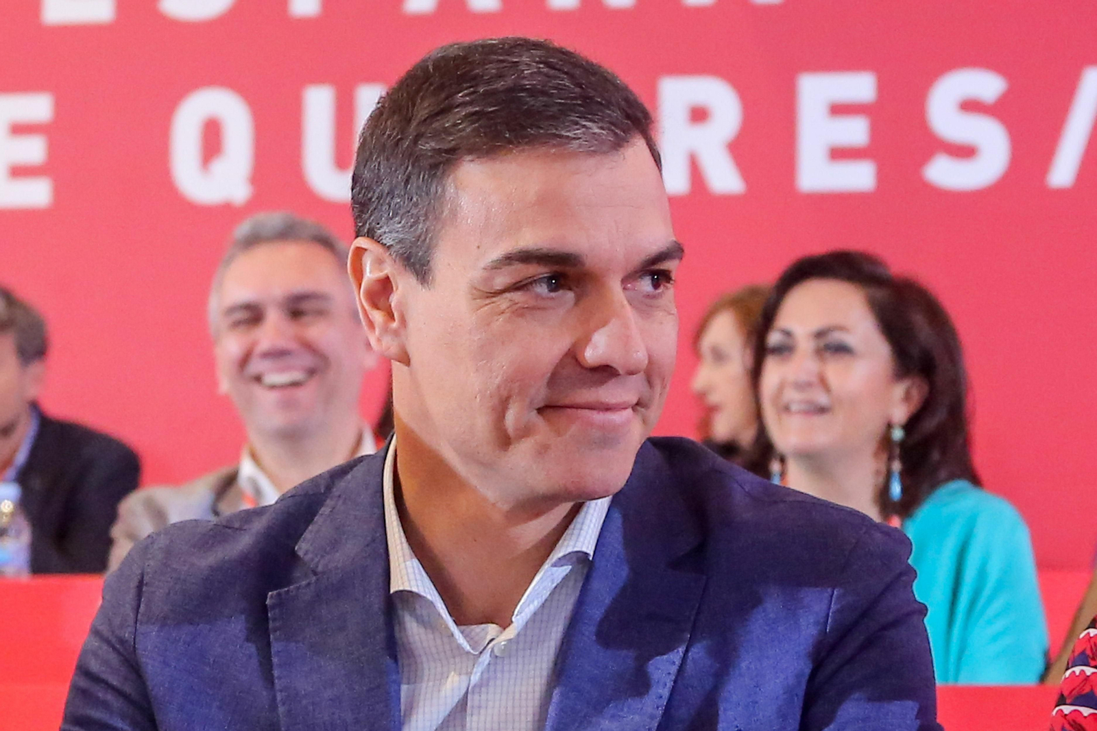 Pedro Sánchez  en el Comité Federal del PSOE