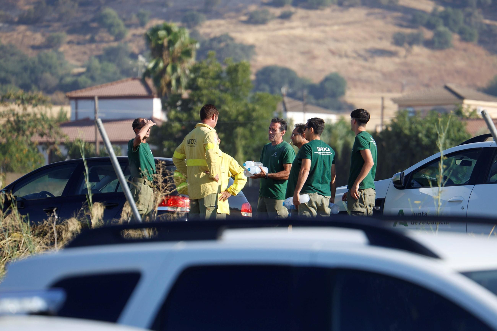 Las imágenes del incendio forestal de la Sierra de Córdoba