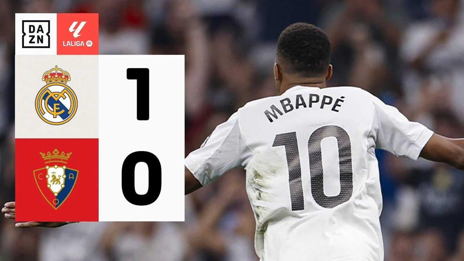 Real Madrid-Osasuna: Mbappé salva un frío estreno