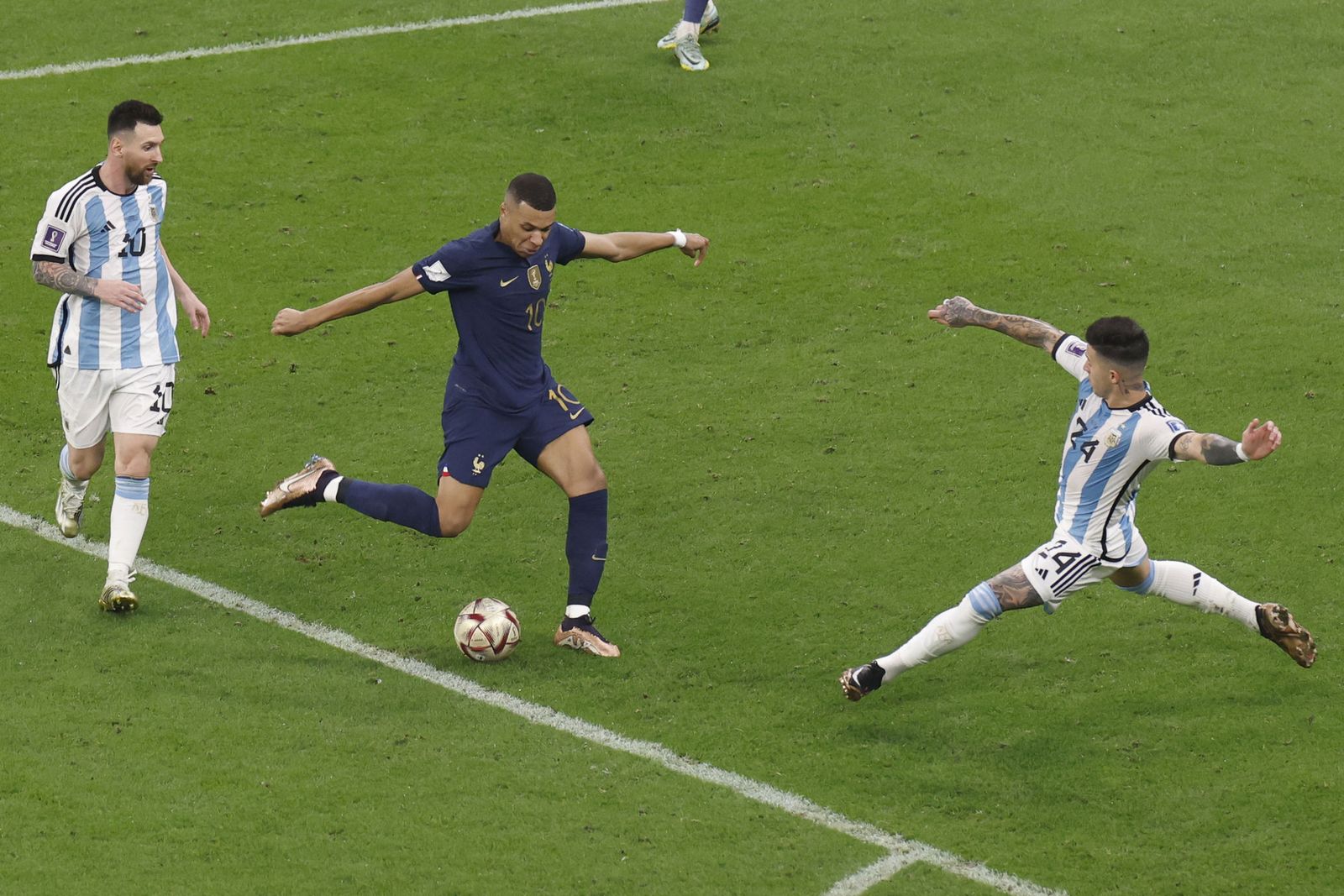 Las imágenes del Argentina-Francia