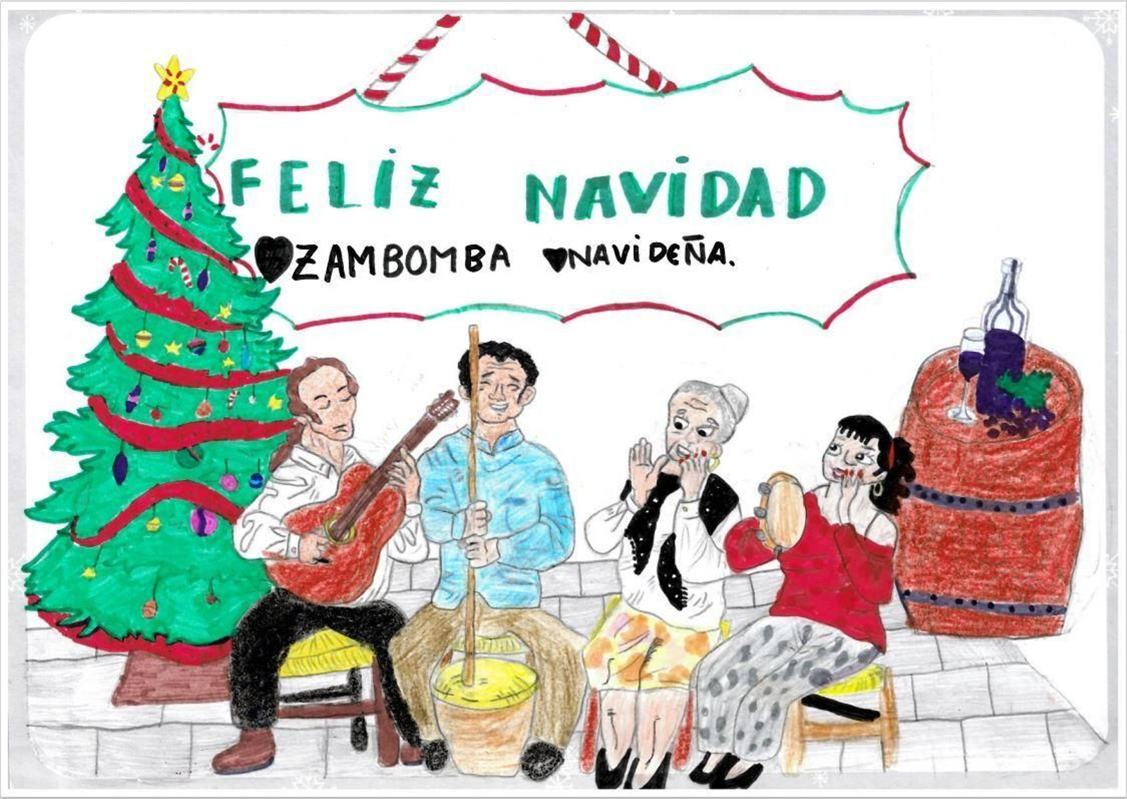 Concurso infantil Dibuja y Pinta la Navidad 2022 de El Corte Inglés