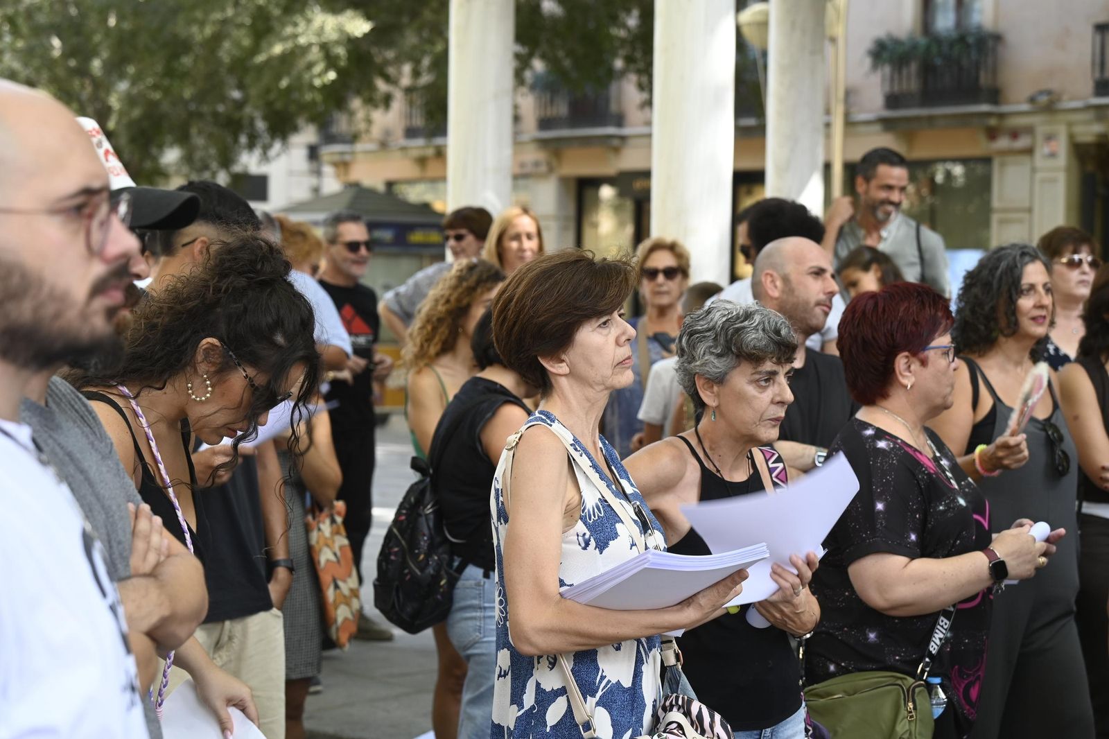 Las imágenes de la concentración de los trabajadores del sector social en Córdoba para denunciar su precariedad
