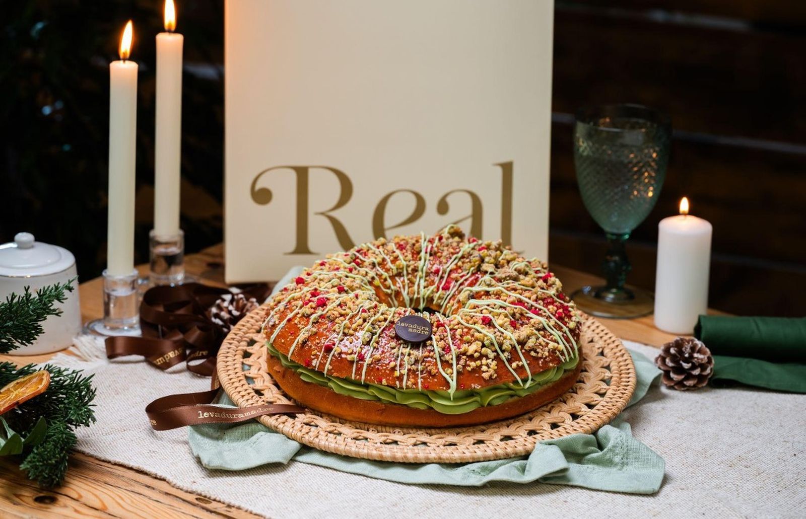 La nueva versión del Roscón Real que se puede comprar bajo encargo en Levaduramadre en la calle Asunción.