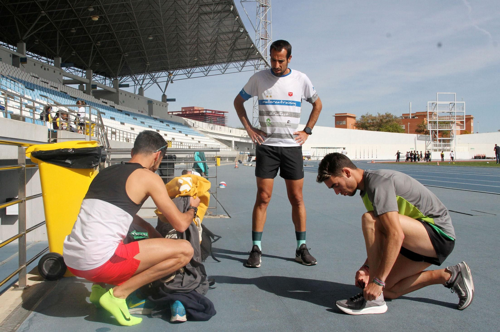 Emilio Martín, imágenes de un campeón mundial en su jornada de entrenamiento