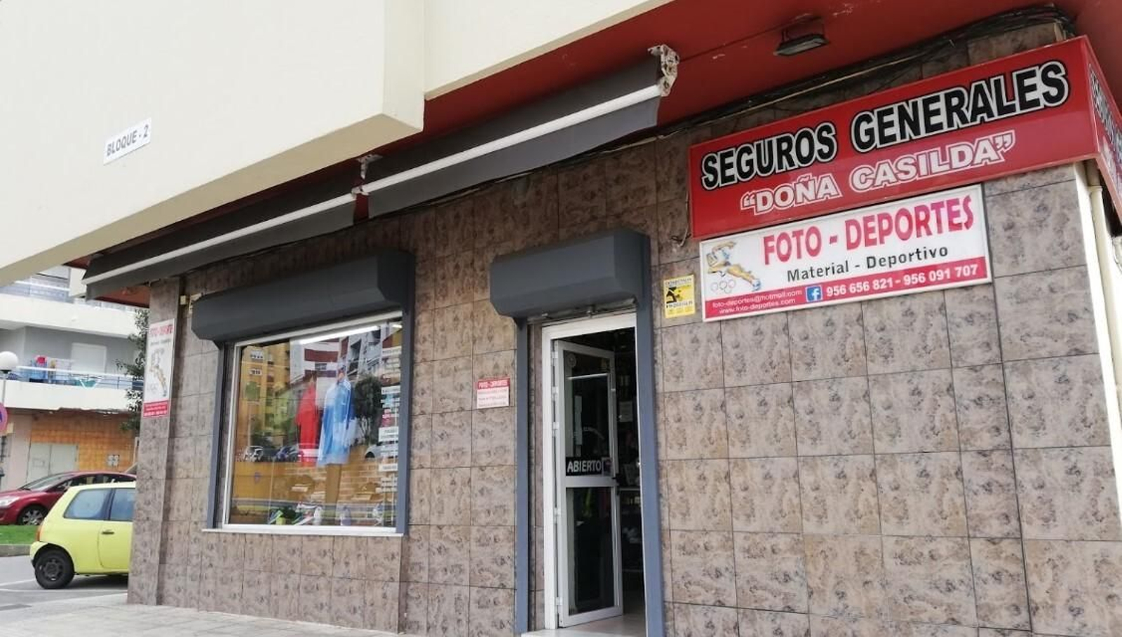 La tienda Foto-Deportes.