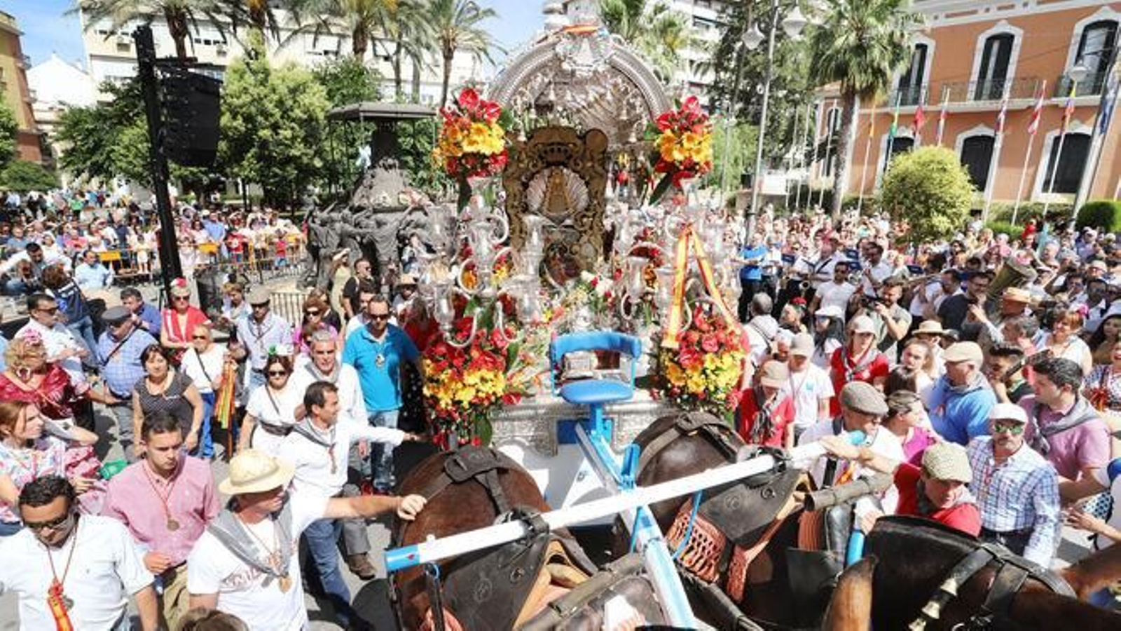 Emigrantes peregrina este sábado a El Rocío