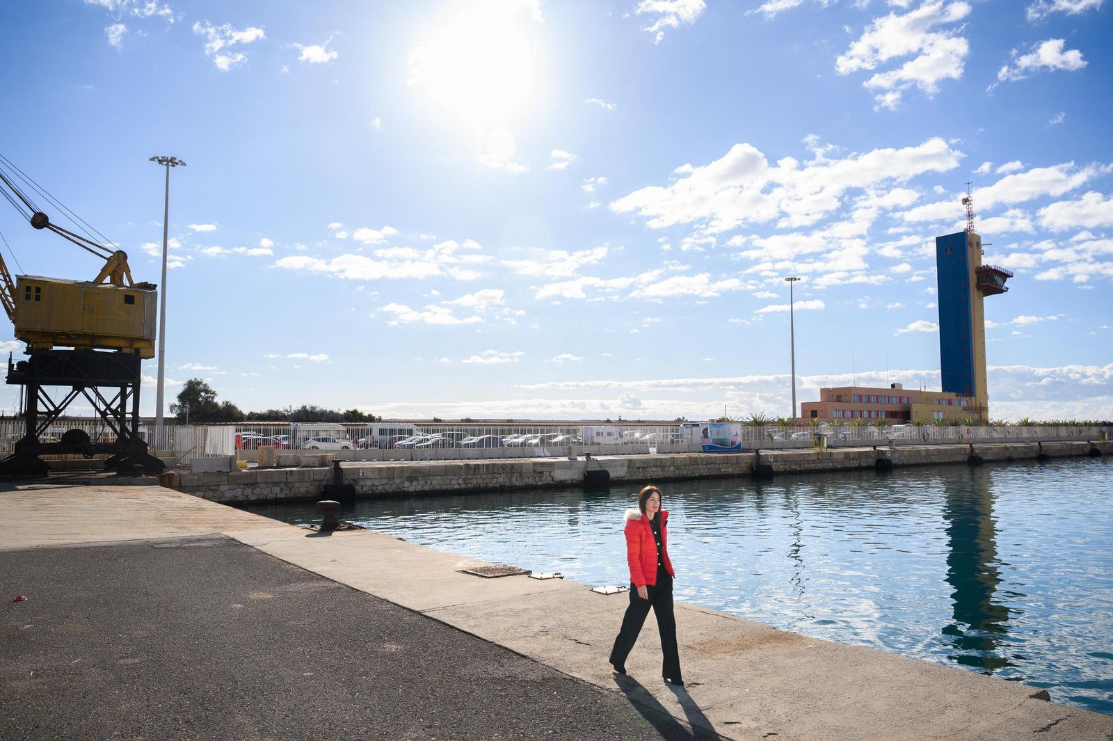 Rosario Soto, en el Muelle de Ribera I